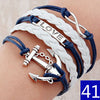 Vintage Braided Anchors Bracelete