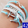 Vintage Braided Anchors Bracelete