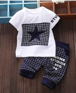 Star Printed Clothing Set