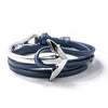 Silver Half Bend Anchor Bracelet