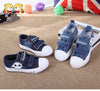 Smile Face Denim Canvas Shoes