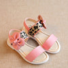 Summer Leather Leopard Teens Sandal